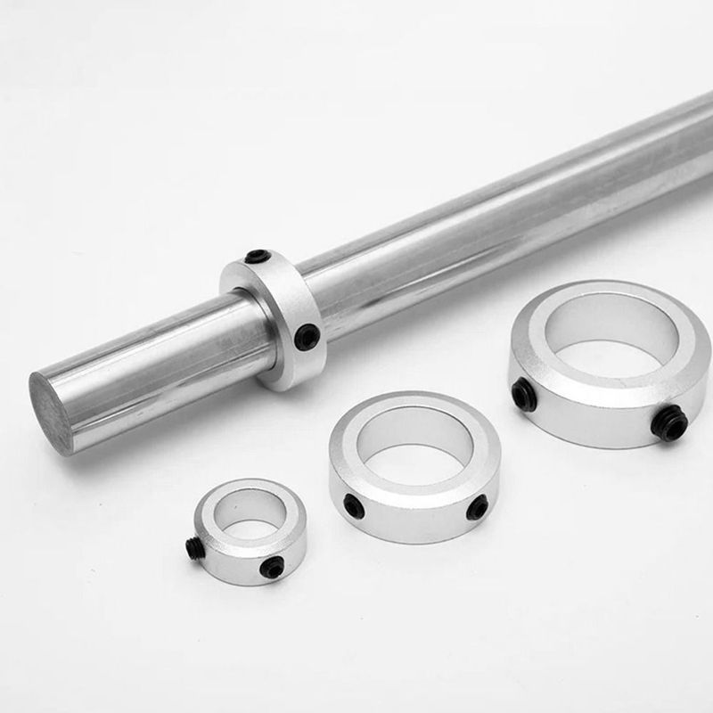 1Pcs 6-30mm Diameter Shaft Collar Stop Screw Type Fixed Locking Limit Rings Clamp Collar Retaining Ring Retainer Locator