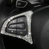 Автомобильный руль, кнопка, рамка, наклейка, подходит для Mercedes Benz C Class GLA GLC CLA Class W205, авто интерьер