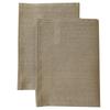 CALIENTE Lithuania Linen Cloth Linen M Lunch Mat Kitchen Towel Calbo Color Set of 100% (M (35x47cm), (Flax - Plain) 2)