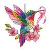 Durable Acrylic Ornament Hummingbird Sun Catcher, Colorful Hanging Ornament, Red Bird Window Decoration Catcher Decor, Birthday Gift for