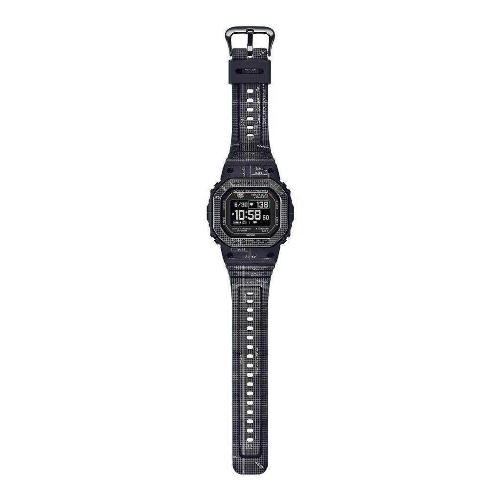 Casio Мужские часы G-SHOCK из нержавеющей стали, водонепроницаемость 200 м, цифровые, ударопрочные, кварцевые, DW-H5600EX-1