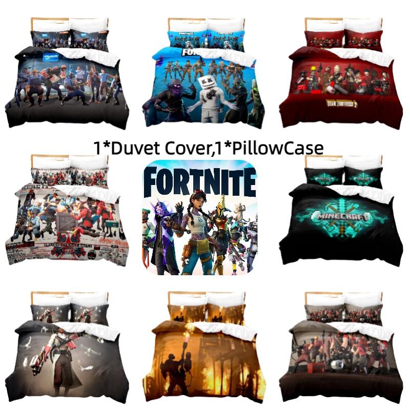 Trendy 3d Print Home Textile Set Fortnite Inspired American Style