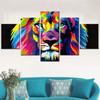 Abstract Lion Canvas Wall Art Pictures Modular Posters Aesthetic Home Decoration Accessories Modern Paintings Living Room Decor