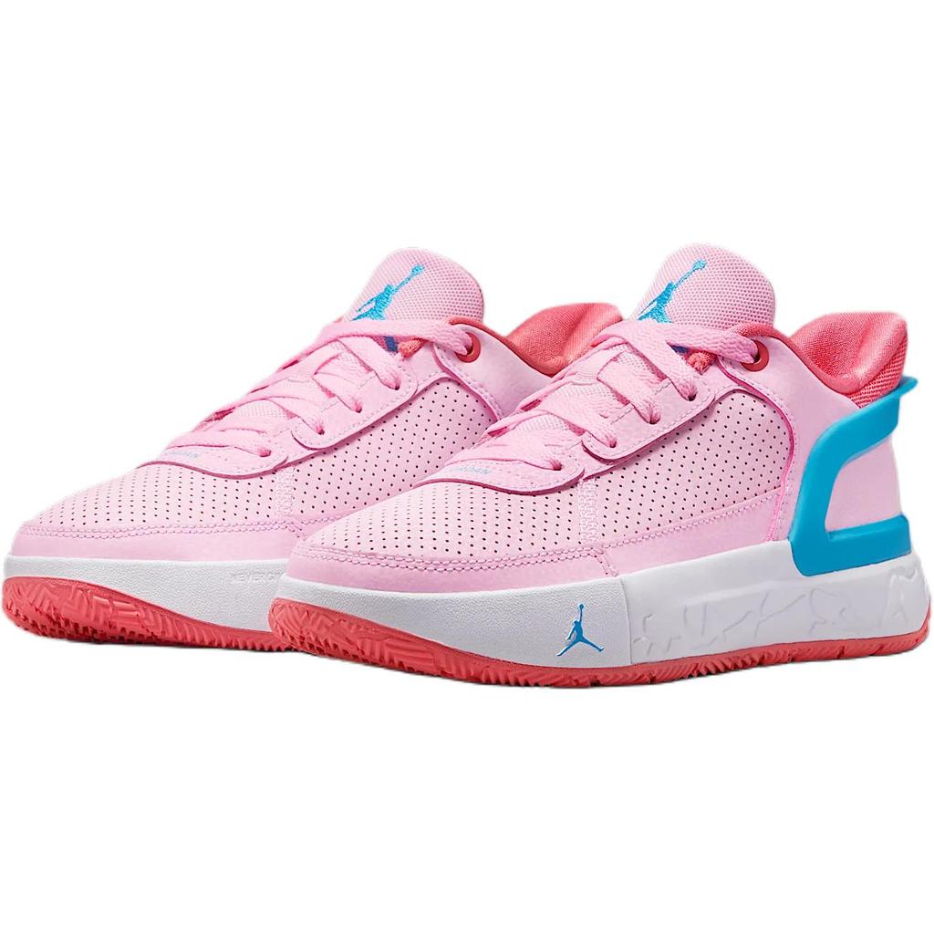 Air Jordan День 1 EasyOn GS Розовый пенопласт Детские кроссовки Розово-солевой Белый Синий-молния FQ1306-600