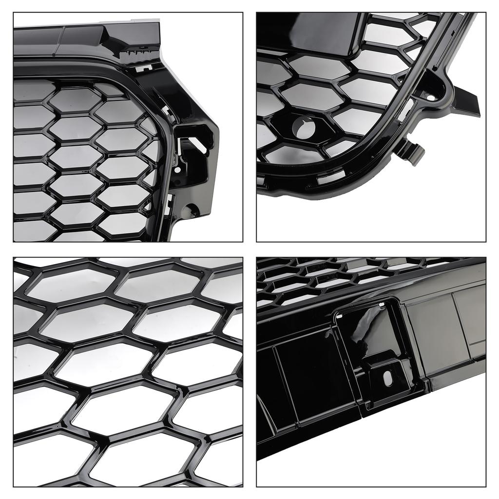Gloss Black Front Honeycomb Bumper Grill Grille Fit A1 S1 2010-2014