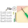 T-shirt Alignment Ruler T-shirt Ruler Guide Tool with Soft Tape Measure Seam Ripper Sewing Pins for Designing Clothing