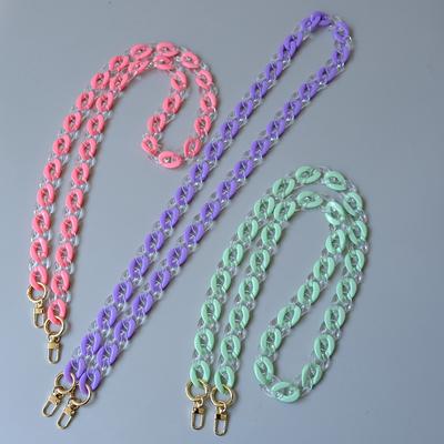 Новая модная женская сумка, аксессуары, цепочки, съемный сменный белый ремень для сумки, женский ремень из смолы, чехол для телефона