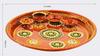 Karwachauth Thali Set - Karwachauth Pooja Stainless Steel Thali Set - Channi/Lota/Diya/Bowls