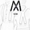 Men Braces Suspenders 5cm Back Heavy Duty Biker Snowboard Trousers Elastic 4 Clips -MX8 Mens Trouser Suspenders Braces Male