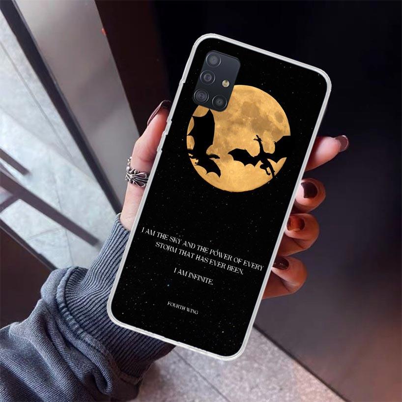 F-Fourth W-Wing Dragon Phone Case For Samsung Galaxy A12 A52S A42 A32 A22 A51 A50 Note 20 Ultra 10 S10 Plus A71 A70 A31 A30 A10S