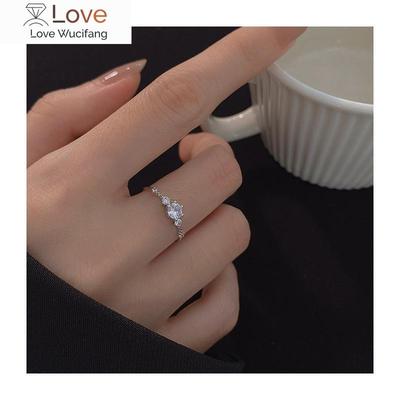 Кольцо Bling 925 Sterling Silver Flash Diamond Ring для женщин, регулируемое кольцо для женщин, свадебный подарок