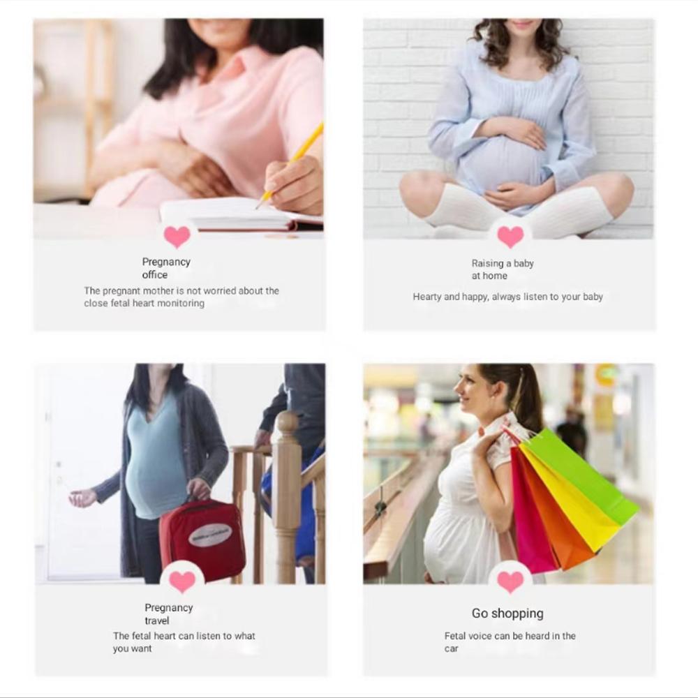 Фетальный допплеровский монитор сердечного ритма, ЖК-дисплей с подсветкой и датчиком 3 МГц, 50 ударов в минуту ~ 230 ударов в минуту, зонд для монитора сердечного ритма ребенка