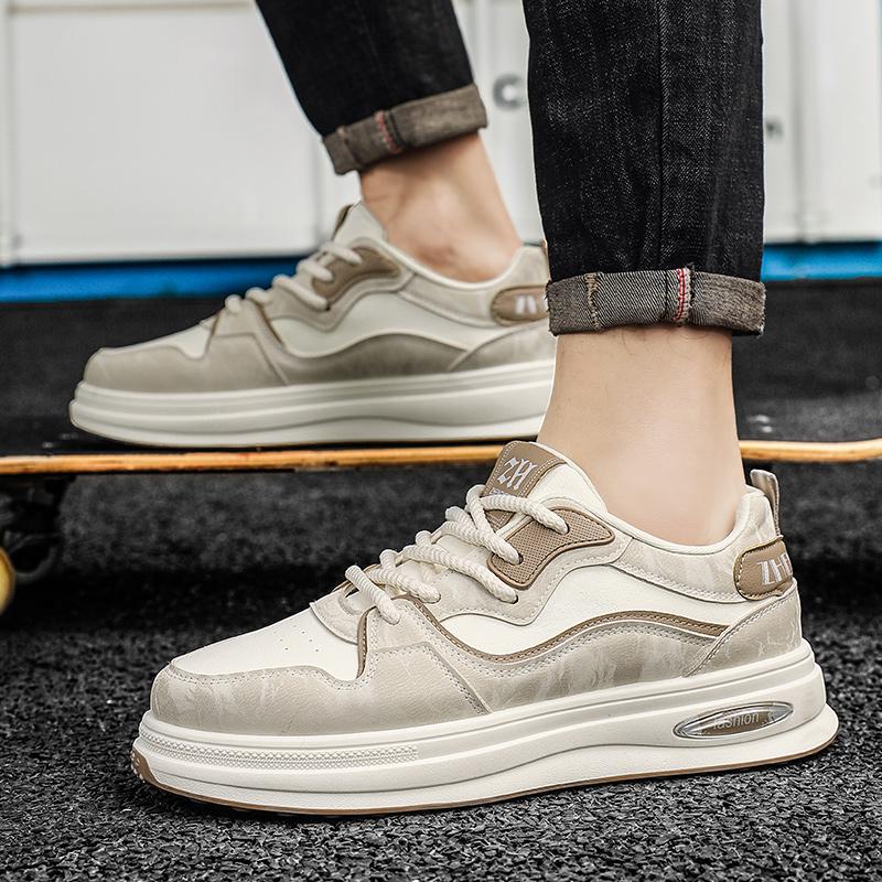 2024 Мужская обувь Зимние кроссовки Повседневная платформа Модные кожаные мокасины Скейтборд Дизайнерские роскошные спортивные рабочие ботинки для бега на плоской подошве