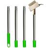 Stainless Steel Weeds Removal Brush with Adjustable Long Handle Crack Weeder Tool for Moss and Weeds Cleaning In Garden