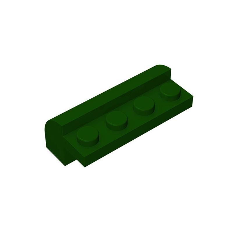 Нетоксичные Moc 10 шт. 6081 Наклонные изогнутые строительные блоки 2x4x1 1/3 с 4 углубленными штырьками Кирпичи Образовательные игрушки День рождения ребенка Подарок ребенку