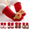 Baby Christmas Socks for Newborns Non-slip Toddler Infant Winter Socks Cute Cotton Kids Floor Socks for Girls Boys Clothing