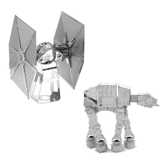 Metal Earth Fascinations Star Wars Special Forces TIE Fighter et AT-AT Puzzle 3D en métal