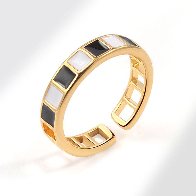 Высококачественное красочное кольцо с открытым сердечком в виде капли масла, простой и щедрый вкус, женская ниша, высокая роскошь, эмаль, модные тенденции, кольцо, ювелирные изделия