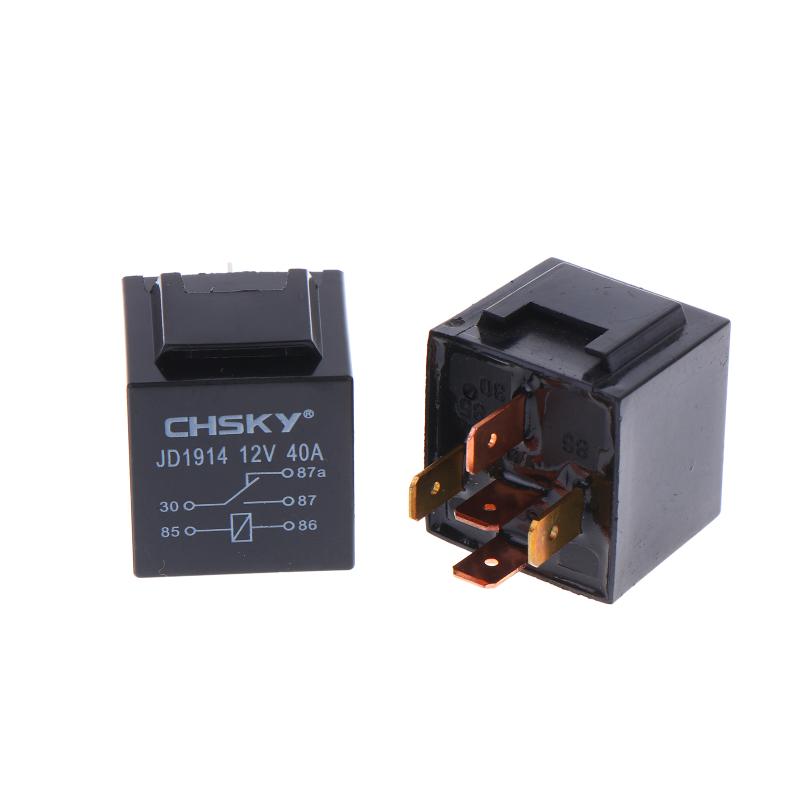12V 24V 5Pin Automotive Relay 40A With Harness Protective Car Relay Socket for Air Conditioner System