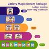 Magic Tricks Kit Beginner Children Magic Set With Performance Props Interactive Playing Cards Illusion Toys Close-Up Magic Props