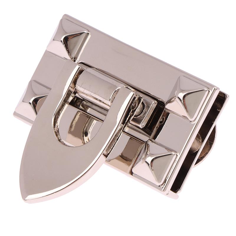 1PCS 4CM Metal Turn Twist Lock Buckles For DIY Women Handbag Bag Purse Hardware Closure Clasp Bags Parts Accessories