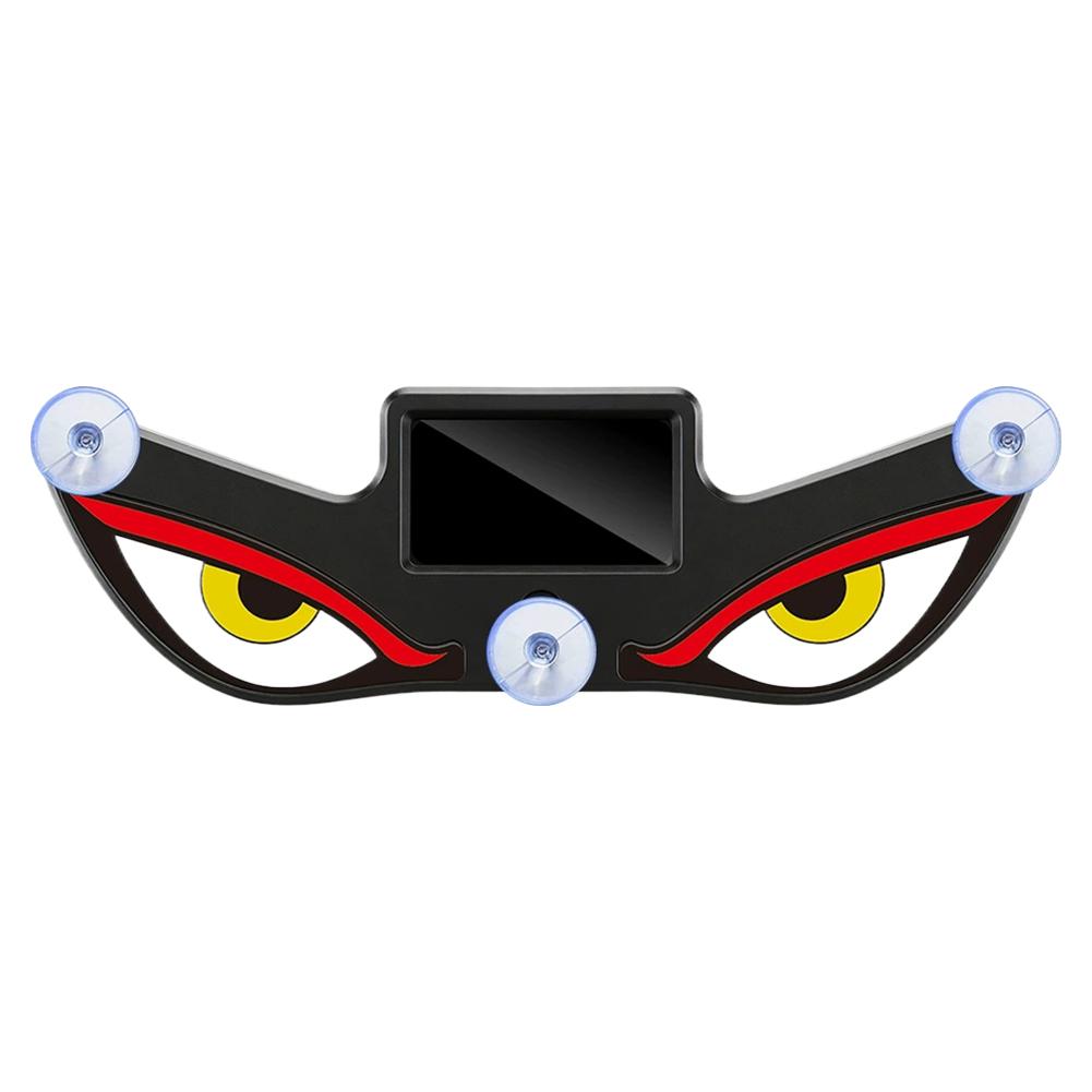 Solar Powered Suction Cup Car Neon Light Wireless Demon Eye LED Ambient Light USB Rechargeable Atmosphere Breathing Lamp Decor