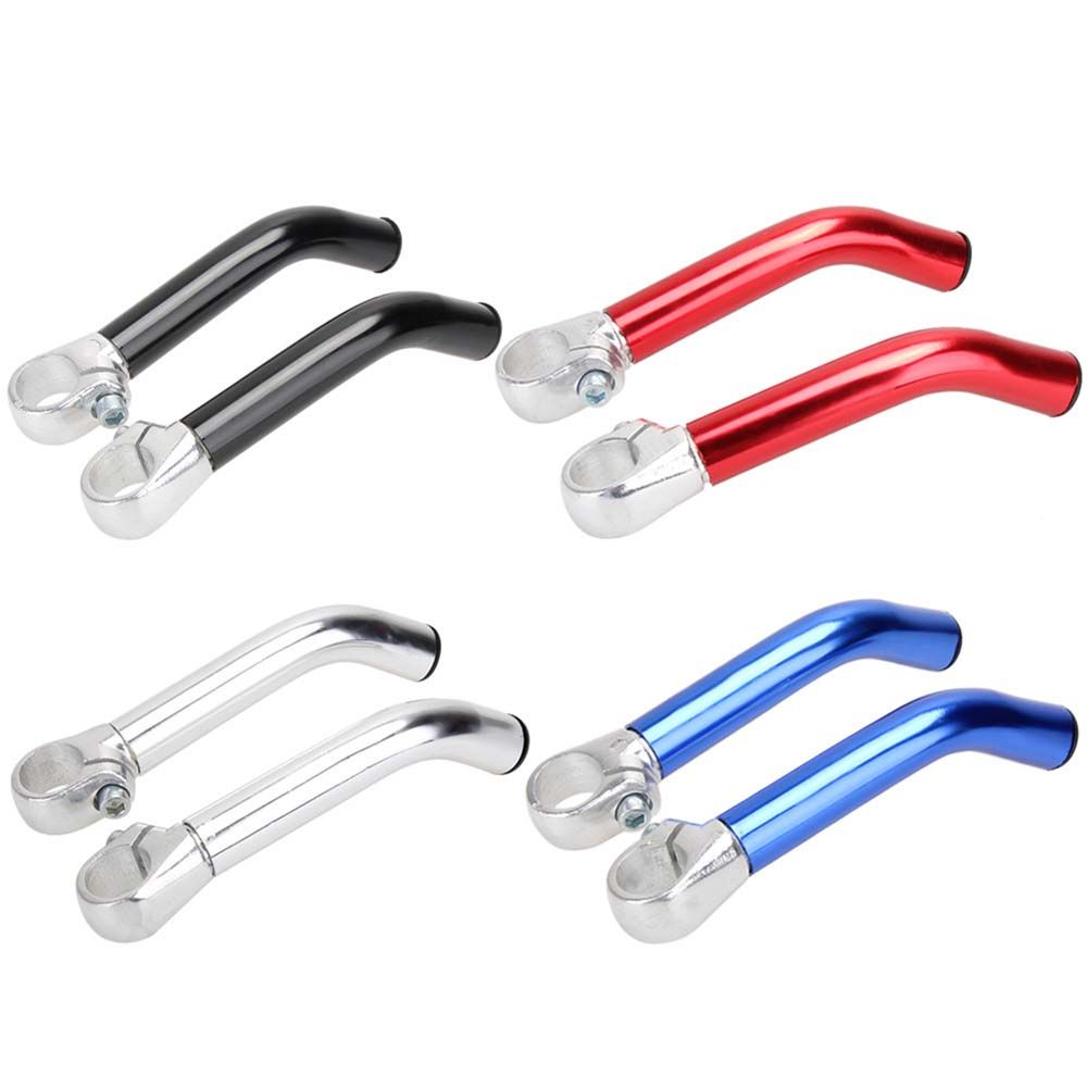 Zinc Zinc Alloy Horn Bent Mountain Bike Bicycle Grips Cycling Accessories Bicycle Rest Handlebar Ends
