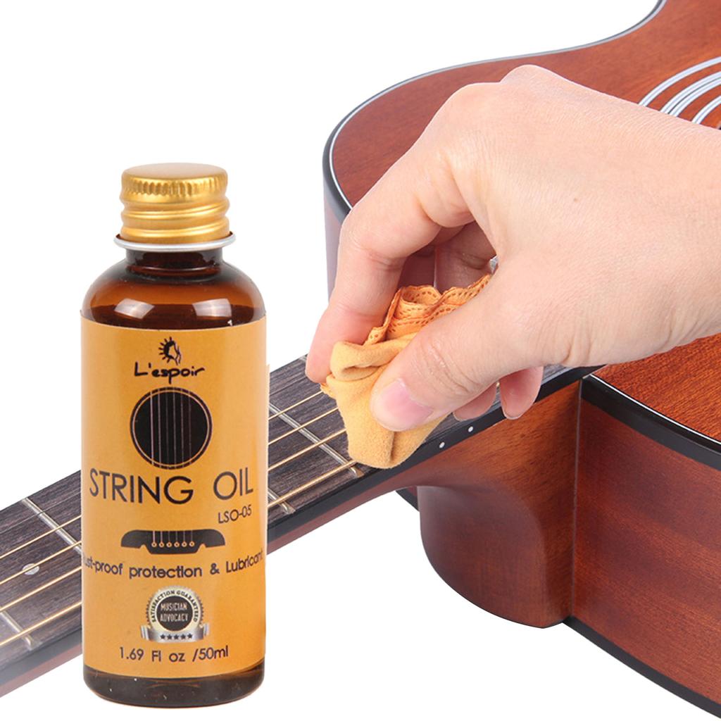 Practical Fingerboard Lemon Oil Guitar String Oil Guitar Rosy Fingerboard Nursing Oil for Guitar Bass Ukulele Strings