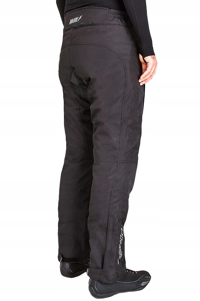 WOLF TEXTILE MOTORCYCLE PANTS EXPLORER BLACK