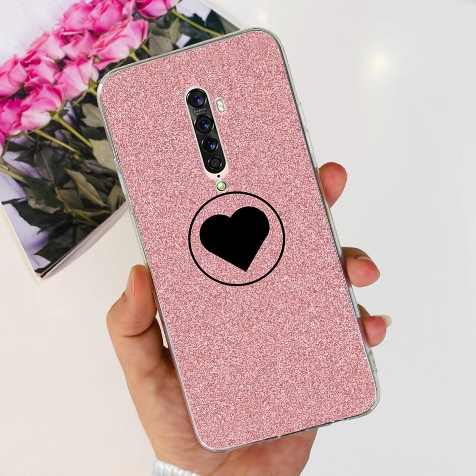 Чехол для телефона OPPO Reno2 2F 2Z Reno 2 Reno2 F / Z Элегантный принт Мягкий силикон Прозрачная задняя крышка из ТПУ