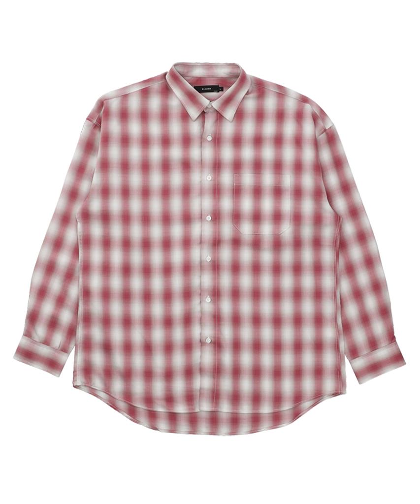 W STANDARD Oversized Check Shirt [3 Colors]