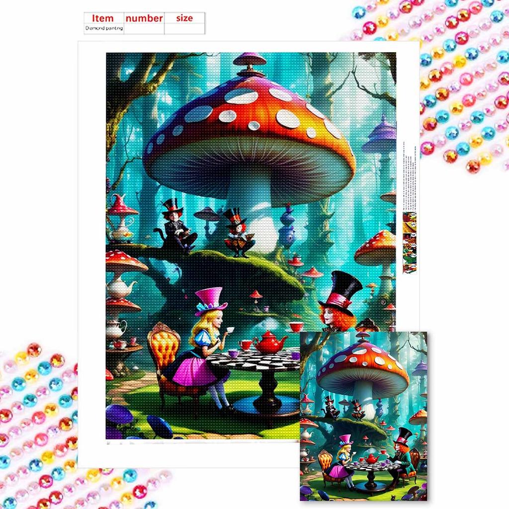 DIY Diamond Painting Candy World Cross Stitch Kit Mosaic Art Diamond Painting Full Circle Diamond Home Decoration