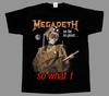 MEGADETH KILLING IS MY BUSINESS SO FAR,SO GOOD,SO WHAT ФУТБОЛКА 3XL 4XL Мужская Женская Мужская Футболка Черная С Круглым Вырезом