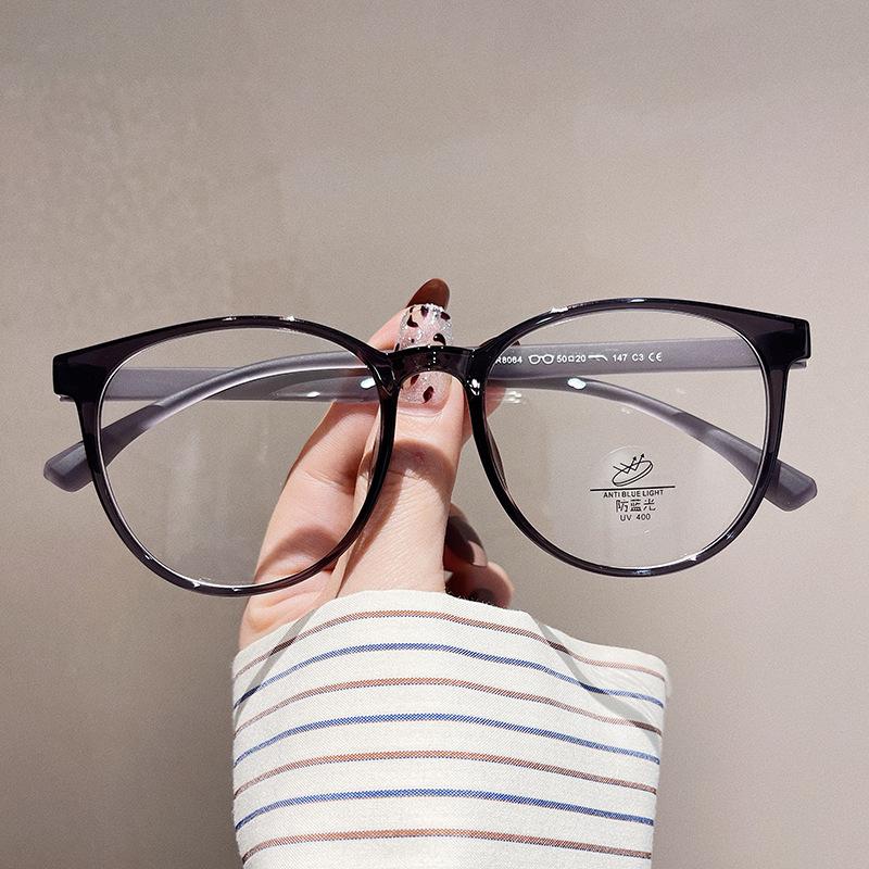 Retro Ultralight Round Reading Glasses Women Fashion Brand Presbyopia Eyewear Anti Blue Light Computer Prescription Glasses