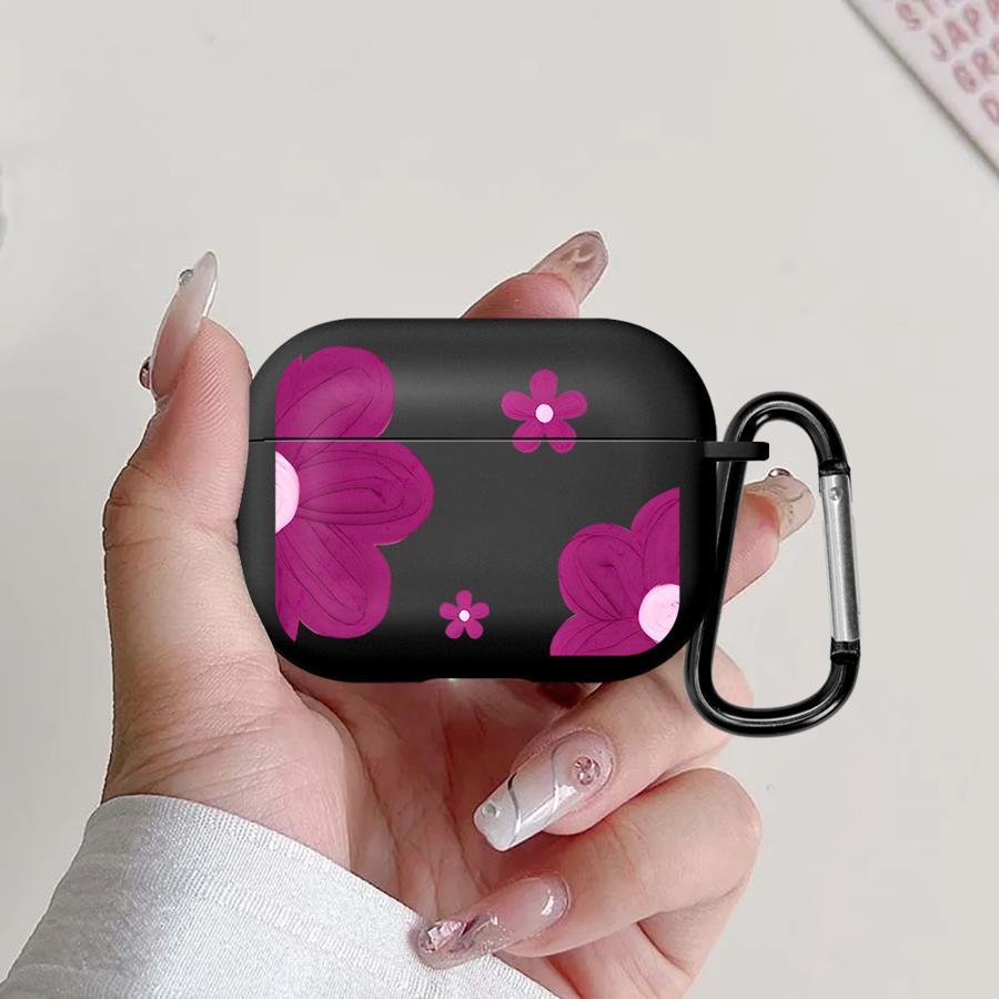 Чехол для Airpods Pro2 Pro3 3 4 2 1 Pro Чехлы для наушников Обложка Мультяшный Цветок