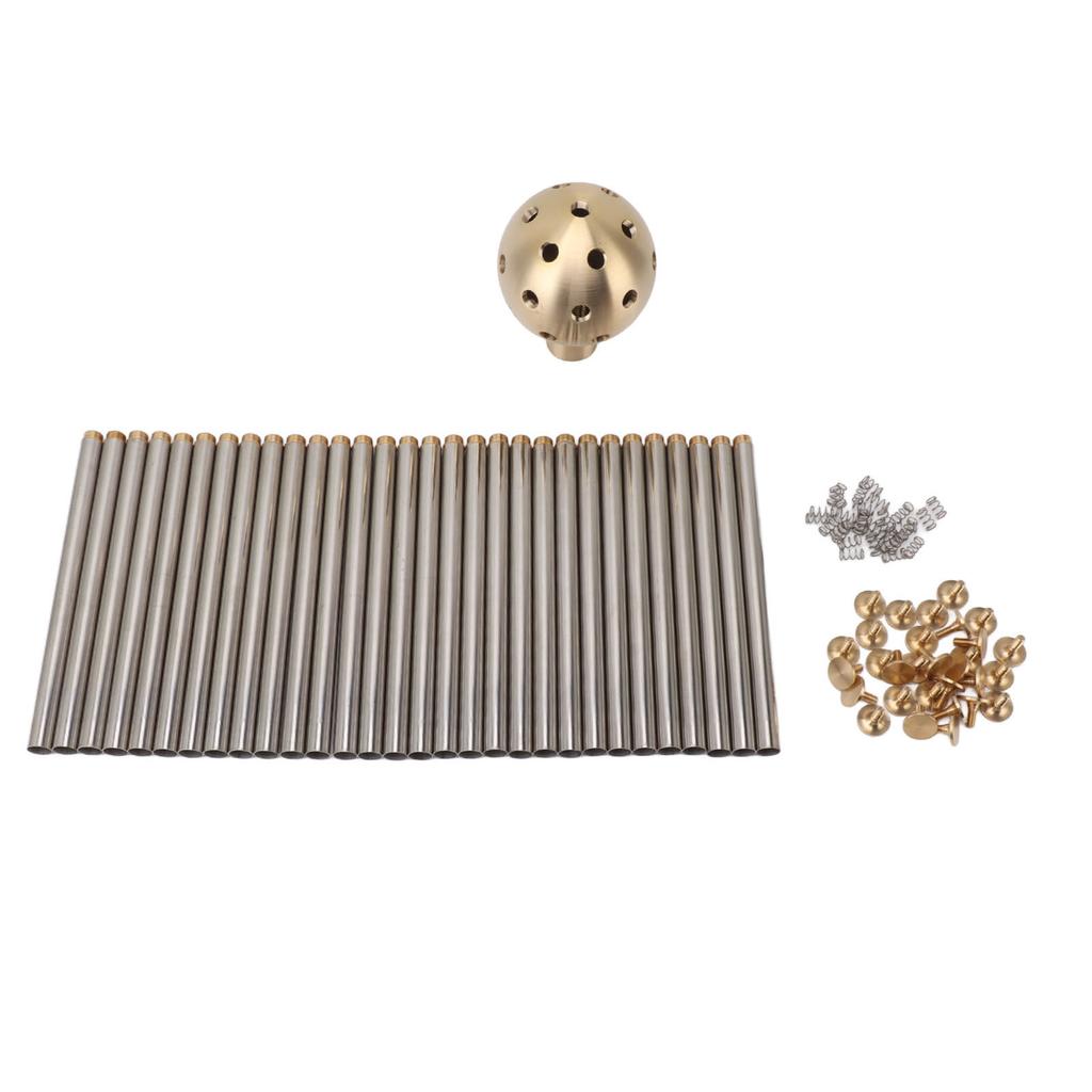 Brass Stainless Steel Dandelion Type Fountain Nozzle Outdoor Crystal Ball Sprinkler Pool Landscape