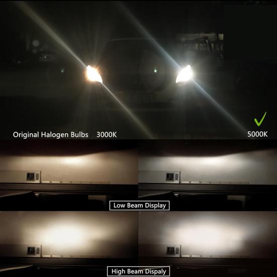 2 шт. H11 галогенные лампы для фар противотуманные фары 12 В 55 Вт белые 5000 К супер яркие универсальные автомобильные фары запасные части