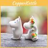 Resin Moomin Micro Garden Scene Hippo With Creative Design For Corporate Gifts And Home Decoration