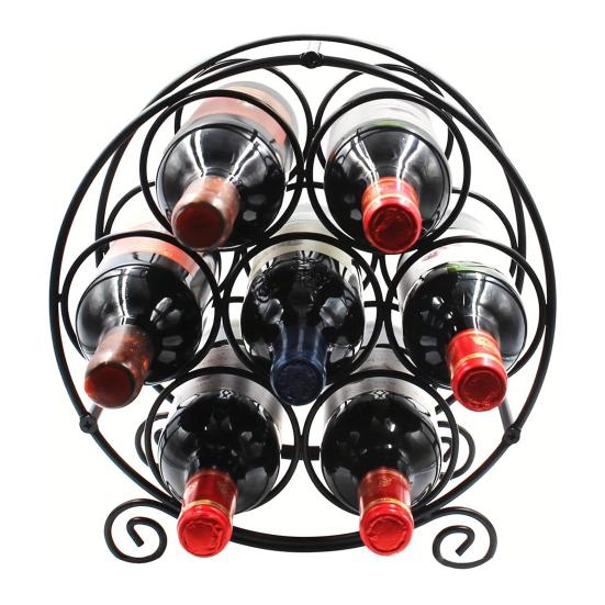 Винная стойка держатель для столешницы для хранения красного и белого цветов отдельно стоящая металлическая современная столешница