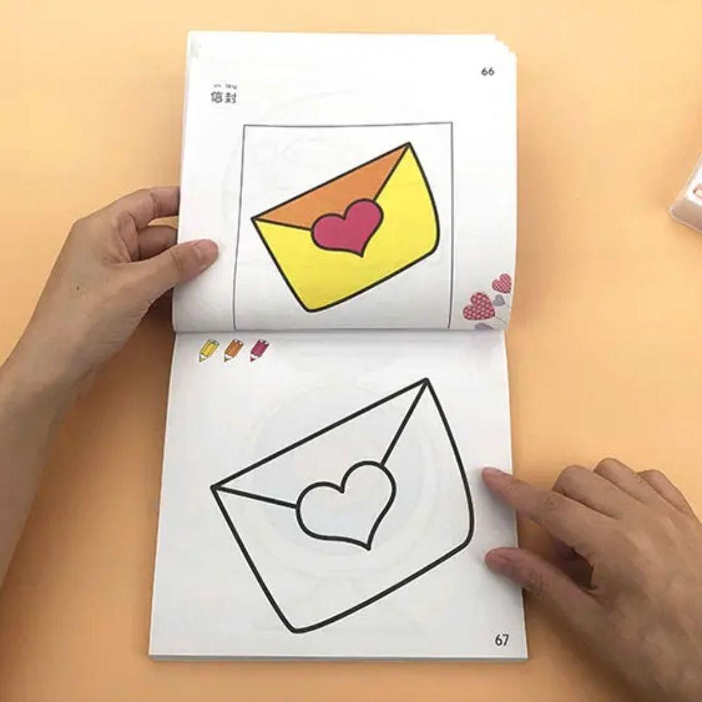 Раннее образование Детская книжка-раскраска 160 страниц Детская раскрашенная книга-раскраска Животные