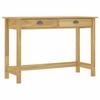VidaXL Table Console Hill Range Avec 2 Tiroirs 110x45x74 Cm Pin Massif