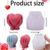 Love Heart Silicone Candle Mold Heart Candle Molds 3D Hand Holding Heart Candle Molds DIY Silicone Molds Plaster Polymer Clay Decoration