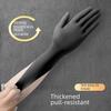 Chef's Special Black Women's Nitrile Disposable Gloves - Food Grade, Ideal for Kitchen, Baking, and Housework.