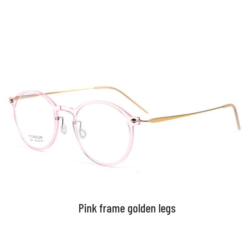 Bestfen Ретро Сверхлегкие Круглые Очки для Близорукости из Чистого Титана