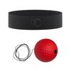 Boxing Speed Ball with Soft Elastic Headband Lightweight Black Reflex Punching Ball for Adult Kids Daily Workout Exercise