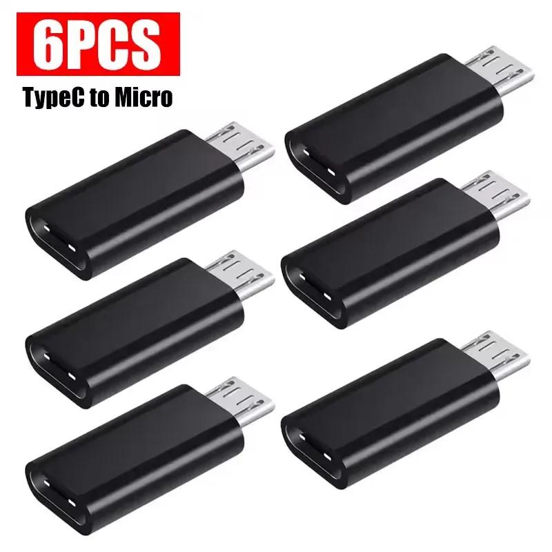 Xiaomi Адаптер-переходник Micro USB (мама) на Type C (папа) для Android, конвертер для телефона, USB Type C на Micro USB для Samsung Xiaomi