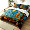 Brainrot 3pc Duvet Cover Set Simple Modern Bedding Set Wrinkle Resistant Soft Fabric All Season Use a perfect gift