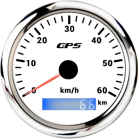 Универсальный GPS-спидометр 85 мм, 7-цветная светодиодная подсветка, для мотоцикла, морского судна, лодки, грузовика, измеритель скорости 60 км/ч 200 км/ч