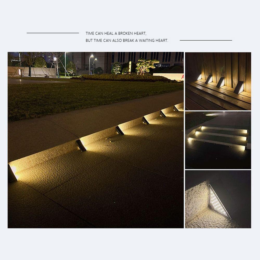 Warm Light Solar Step Lamp LED Outdoor Floor Light High Quality Stair Light  Garden Path