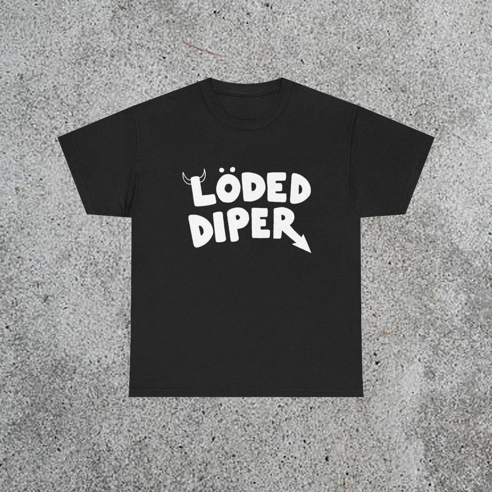 Loded Diper Heavyweight Cotton Graphic TShirt
